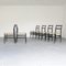 Lacquered Ash Chairs with Straw Seats by Gio Ponti, Set of 6, Image 18