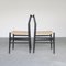 Lacquered Ash Chairs with Straw Seats by Gio Ponti, Set of 6 16