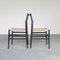 Lacquered Ash Chairs with Straw Seats by Gio Ponti, Set of 6, Image 16