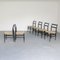 Lacquered Ash Chairs with Straw Seats by Gio Ponti, Set of 6, Image 17