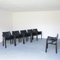 Cab Chairs by Mario Bellini for Cassina, Set of 6 16
