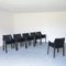 Cab Chairs by Mario Bellini for Cassina, Set of 6 15
