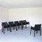 Chaises Cab par Mario Bellini pour Cassina, Set de 6 15