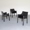 Cab Chairs by Mario Bellini for Cassina, Set of 6 4