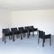 Chaises Cab par Mario Bellini pour Cassina, Set de 6 14