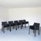 Cab Chairs by Mario Bellini for Cassina, Set of 6 17