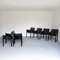 Cab Chairs by Mario Bellini for Cassina, Set of 6 23