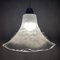 Mid-Century Murano Ice Glass Pendant Lamp by Carlo Nason, Italy, 1980s 7