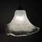 Mid-Century Murano Ice Glass Pendant Lamp by Carlo Nason, Italy, 1980s 8