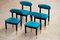 Vintage Scandinavian Table & Chairs, Set of 5 8