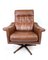 Swedish Leather Lounge Chair, 1970s, Image 3