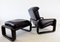 Hombre Leather Chair with Ottoman by Burkhard Vogtherr for Rosenthal, Set of 2 23