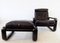 Hombre Leather Chair with Ottoman by Burkhard Vogtherr for Rosenthal, Set of 2 7