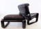 Hombre Leather Chair with Ottoman by Burkhard Vogtherr for Rosenthal, Set of 2 22