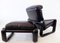 Hombre Leather Chair with Ottoman by Burkhard Vogtherr for Rosenthal, Set of 2, Image 22