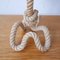 Mid-Century French Rope Table Lamp by Audoux & Minet, Image 4