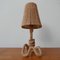 Mid-Century French Rope Table Lamp by Audoux & Minet 1