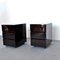 Side Tables with Three Drawers in Lacquered Wood, 1980s, Set of 2 8