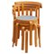8000 Series Stacking Chairs by Magnus Olesen, Set of 4 1