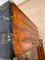 Art Deco Bar Sideboard aus Walnuss Furnier & Nickel mit Glastür, Frankreich, 1930er 19