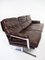3-Seater Sofa in Patinated Brown Leather by Arne Norell, 1970s 9