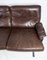 3-Seater Sofa in Patinated Brown Leather by Arne Norell, 1970s 5