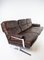 3-Seater Sofa in Patinated Brown Leather by Arne Norell, 1970s 11
