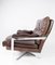 Easy Chair in Patinated Brown Leather by Arne Norell, 1970s 6