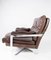 Easy Chair in Patinated Brown Leather by Arne Norell, 1970s, Image 6