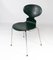 Sedie Ant modello 3101 verde scuro di Arne Jacobsen per Fritz Hansen, anni '60, set di 5, Immagine 9