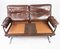 2-Seater Sofa in Patinated Brown Leather by Arne Norell, 1970s, Image 16