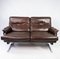 2-Seater Sofa in Patinated Brown Leather by Arne Norell, 1970s 2