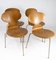 Model 3101 Ant Chairs in Light Wood by Arne Jacobsen for Fritz Hansen, 1950s, Set of 4, Image 6