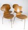 Modell 3101 Ant Chairs aus Hellem Holz von Arne Jacobsen für Fritz Hansen, 1950er, 4er Set 6