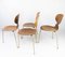 Sedie Ant modello 3101 in legno chiaro di Arne Jacobsen per Fritz Hansen, anni '50, set di 4, Immagine 9