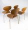 Modell 3101 Ant Chairs aus Hellem Holz von Arne Jacobsen für Fritz Hansen, 1950er, 4er Set 10