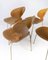 Sedie Ant modello 3101 in legno chiaro di Arne Jacobsen per Fritz Hansen, anni '50, set di 4, Immagine 8