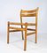 Dining Chairs in Oak with Paper Cord Seats by Børge Mogensen, Set of 4 8