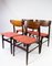 Danish Rosewood Dining Chairs, 1960s, Set of 4 3