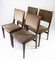 Dining Chairs in Dark Wood from Farstrup, 1960s, Set of 4 3