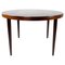 Dining Table in Rosewood with Extension Plates by Omann Junior, 1960s, Image 1