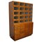 Large Vintage Dutch Oak Haberdashery Shop Cabinet, 1950s 1