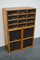 Industrial German Oak and Pine Apothecary Cabinet, Mid-20th-Century 8