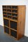 Industrial German Oak and Pine Apothecary Cabinet, Mid-20th-Century 12