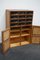 Mueble de farmacia alemán industrial de roble y pino, mediados del siglo XX, Imagen 15