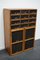 Industrial German Oak and Pine Apothecary Cabinet, Mid-20th-Century 2