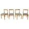 Minimalist Dining Chairs, Czechoslovakia, 1960s, Set of 4 1