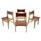 Teak and Beech Dining Chairs, Denmark, 1960s, Set of 4, Image 1
