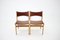 Teak and Beech Dining Chairs, Denmark, 1960s, Set of 4, Image 4