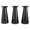 Beatrice and Nora Vases in Black Art Glass from Stölzle-Oberglas, Austria, Set of 3, Image 1